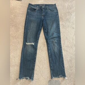 Joe's Jeans Lara Light Blue Mid Rise Ankle size 26